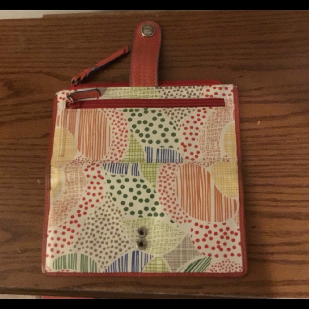 Fossil Wallet & Makeup Bag View 2